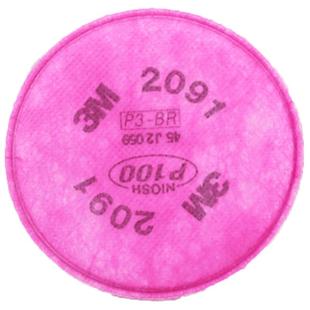 3m2091/2097滤棉6200防毒面具过滤棉P100防尘颗粒物焊烟玻璃纤维