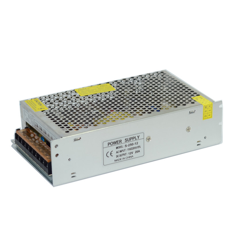 交流220v转12V20A电源250wLED发光字低压灯带监控摄像头变压器