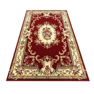 毕力格欧式羊毛混纺地毯 客厅卧室书房床边地毯手工雕花特价包邮