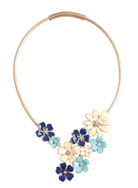 克拉波西米亚风项圈夸张毛衣链