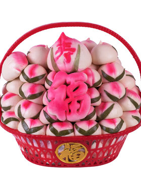 起士林馒头寿桃包同城生日蛋糕