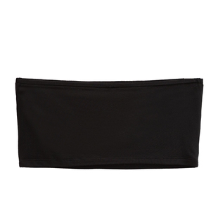 多宝仕一片式防走光抹胸黑色裹胸内衣白色莫代尔平口夏季短款内搭