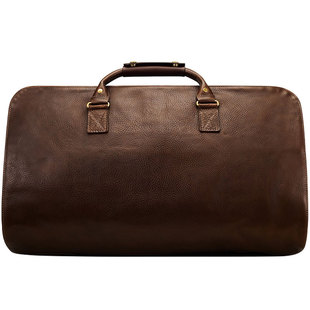 吉卡尼英伦西装收纳旅行袋真皮多功能大容量旅行包帆布牛皮手提包