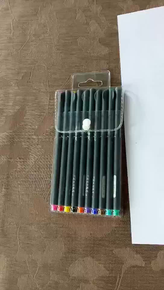 Multicolor Fineline Pen Smooth Writing Drawing Fine Point Tip Marking