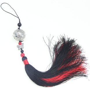 清心铃流苏银铃铛手机挂件挂饰挂绳吊坠腰佩压襟扇笛穗中国风