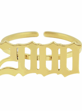 wildmood野生士多原创年份戒指