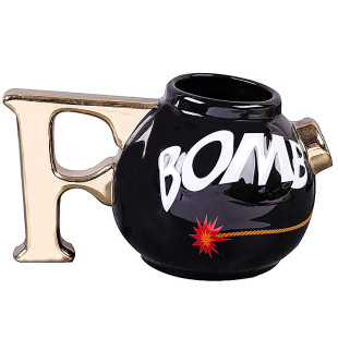 Boom马克杯创意个性潮流地雷杯子男Bomb水杯王一博同款王炸陶瓷杯
