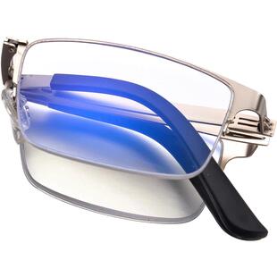 折叠便携老花眼镜男远近两用防蓝光智能变焦自动调节度数高清老人