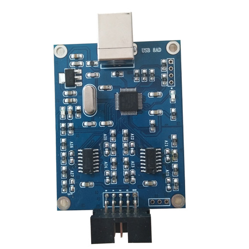 YAV USB 8AD简易高速示波卡模拟量电压电流输入模块采集显示存储