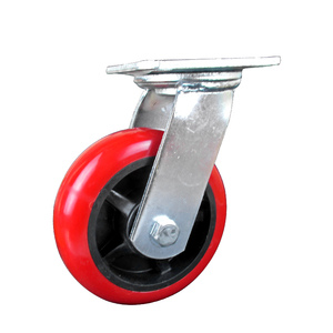 6寸尼龙单轮4寸5寸8寸平板推车轮子万向轮工业脚轮轱辘包邮