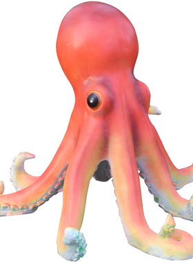 仿真章鱼贝壳珊瑚模型主题雕塑