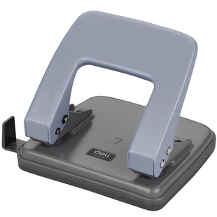 得力打孔机二孔带标尺2孔打洞机两孔快劳文件夹打孔器打洞器包邮