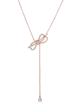 玫瑰金钛钢不掉色韩版ins锁骨链