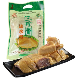 三珍斋盐水草鸡300g盐焗鸡咸水鸡嘉兴特产卤味零食真空鸡肉熟食