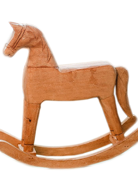 木雕复古做旧装饰品书房桌面摆件