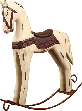 美式乡村风家居饰品摇马店铺摆件