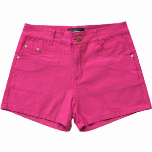 短裤女夏2023韩版宽松大码胖mm百搭显瘦白色纯棉低腰新款热裤外穿