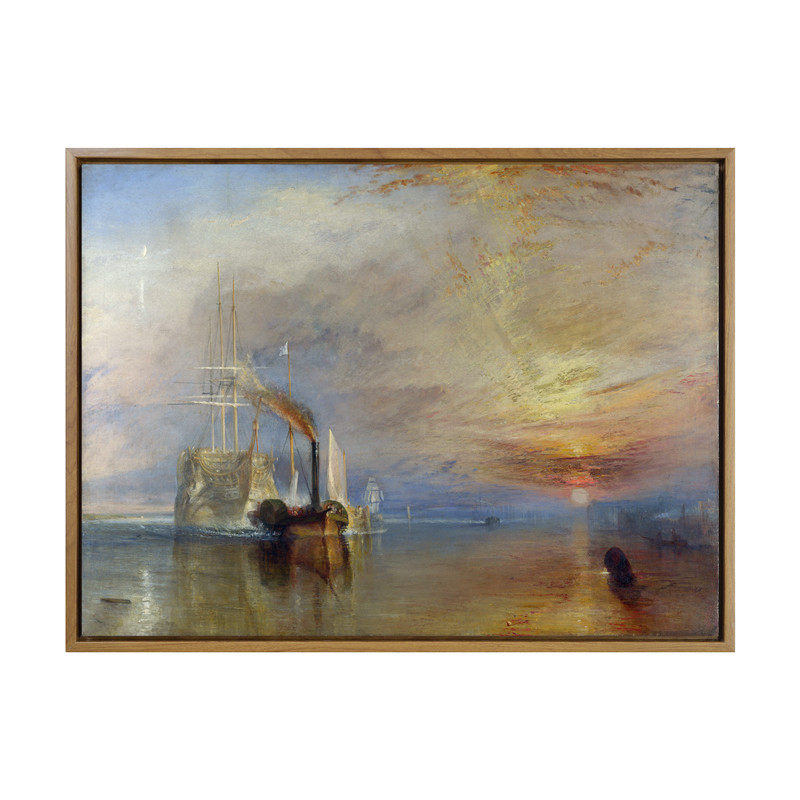勇莽号战舰 The Fighting Temeraire 战船归航(风雨兼程) 画 透纳