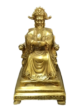 龙五爷五爷铜像广济龙王菩萨黄铜