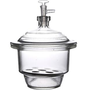华鸥正品 玻璃干燥器实验室 真空干燥器干燥皿 加厚玻璃 透明棕色120 150 180 210 240 300 350 400 450mm