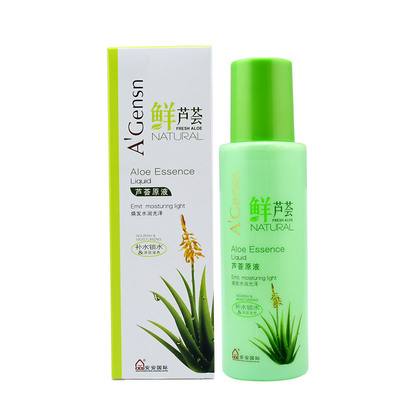 安安金纯芦荟精华水200g补水精华爽肤柔肤化妆水护肤品男女士学生