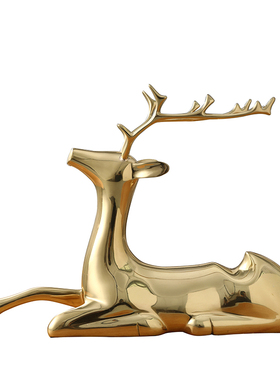 鹿客厅红酒架纯铜欧式