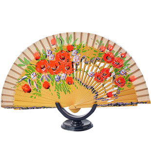 Anita木扇定制 新品上新 扇子 烤漆扇 西班牙扇 舞蹈扇