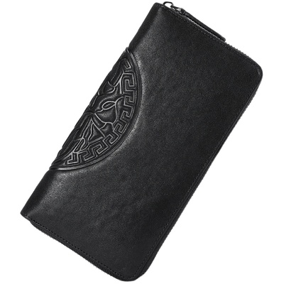 钱包男士真皮新款潮牌拉链