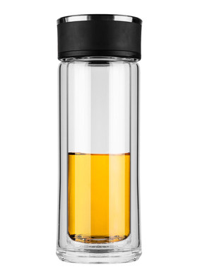 万象加厚随行高档商务双层玻璃杯
