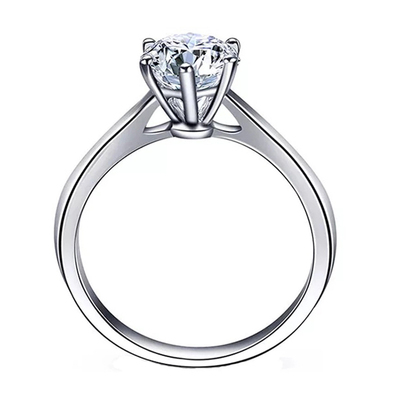 闭口纯银仿真六爪大码戒指