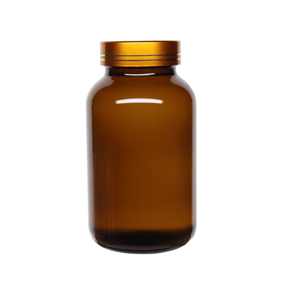 茶色玻璃药瓶带盖棕色药粉避光瓶