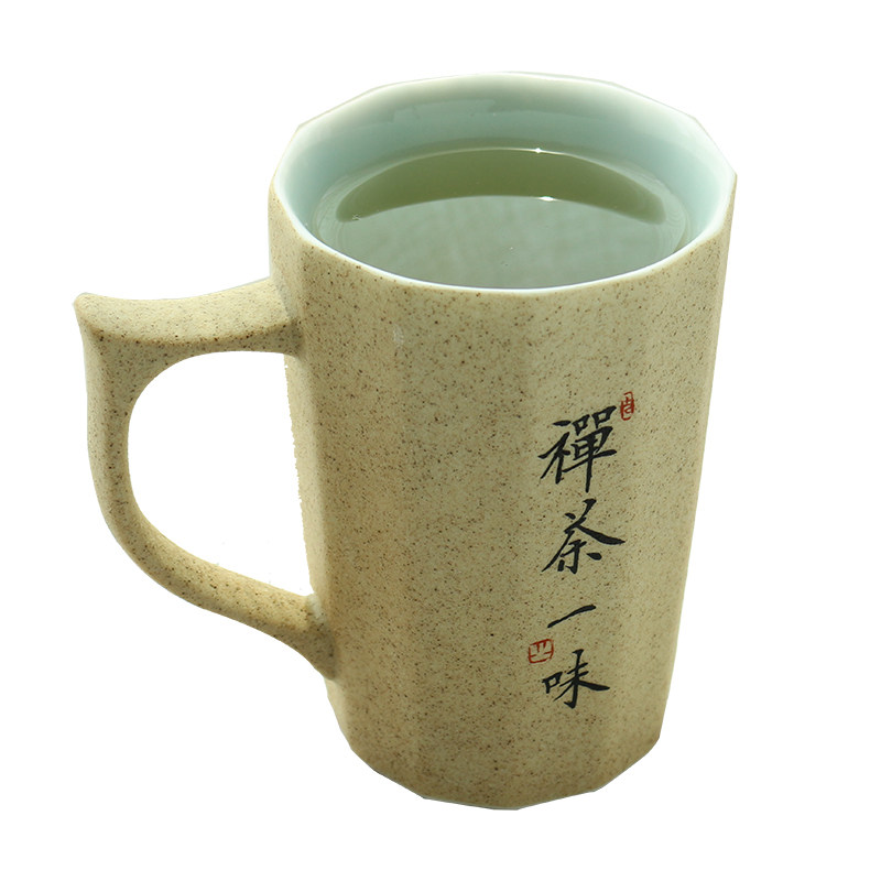 景德镇陶瓷杯茶杯马克杯私人定制水杯刻字创意高档办公室杯子带盖
