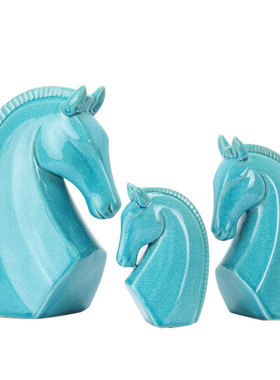 北欧风格陶瓷装饰品样板房间摆件