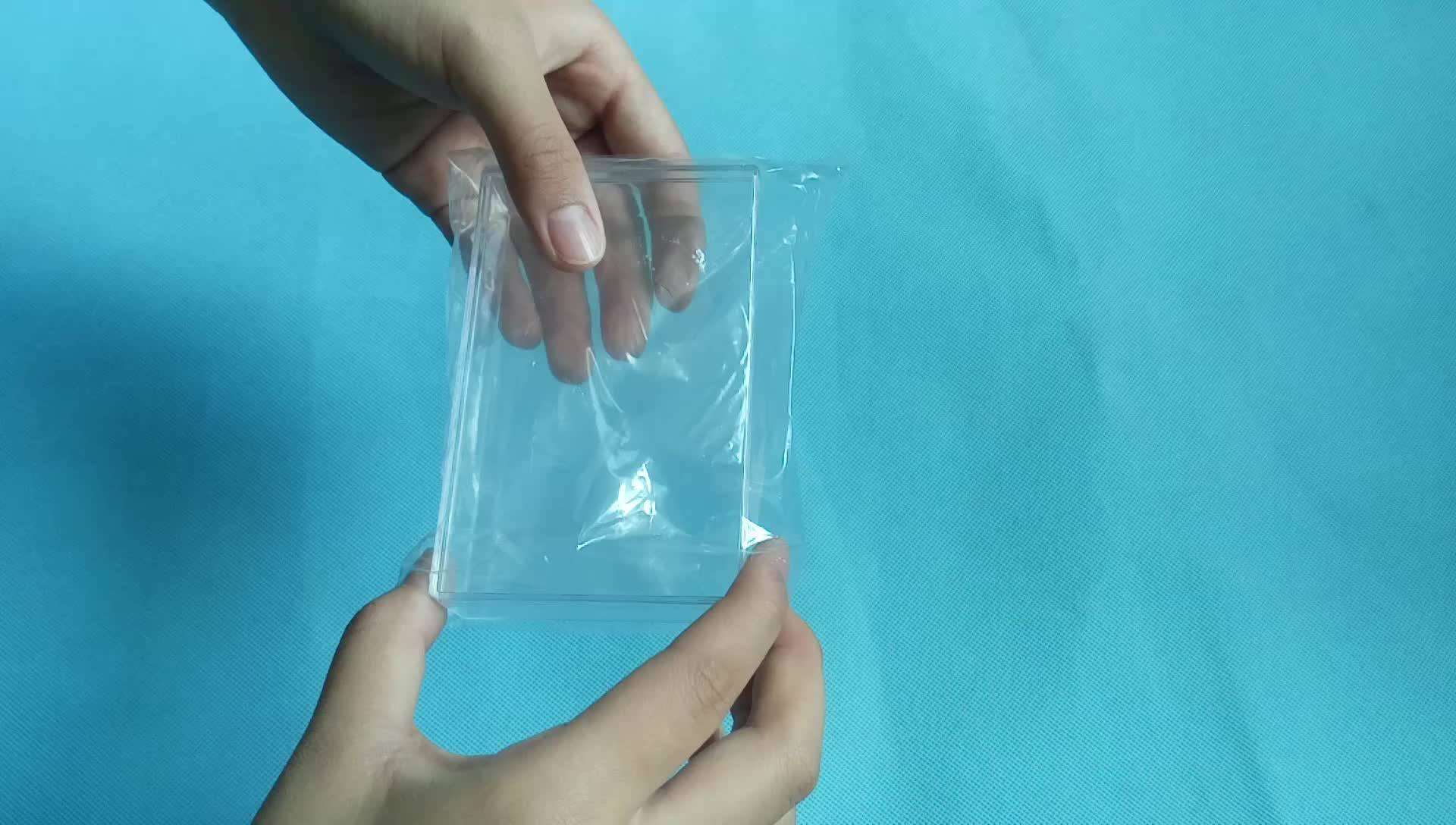 Cheap Price Hard Ps Material Clear Plastic Storage Box With Handle