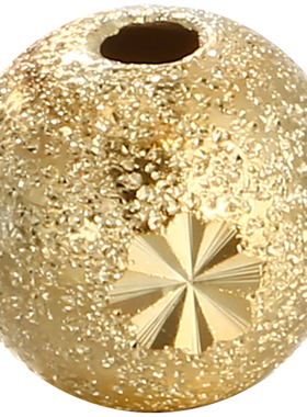 车花米花串珠奢金轩纯银配珠配件