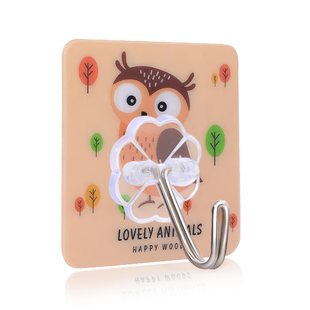 厨房挂钩强力粘胶壁挂 墙壁创意可爱粘钩钥匙 承重免打孔无痕粘贴