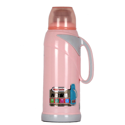 按压式学生用宿舍玻璃内胆保温瓶