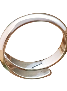 s999纯银情侣戒指开口七夕礼物