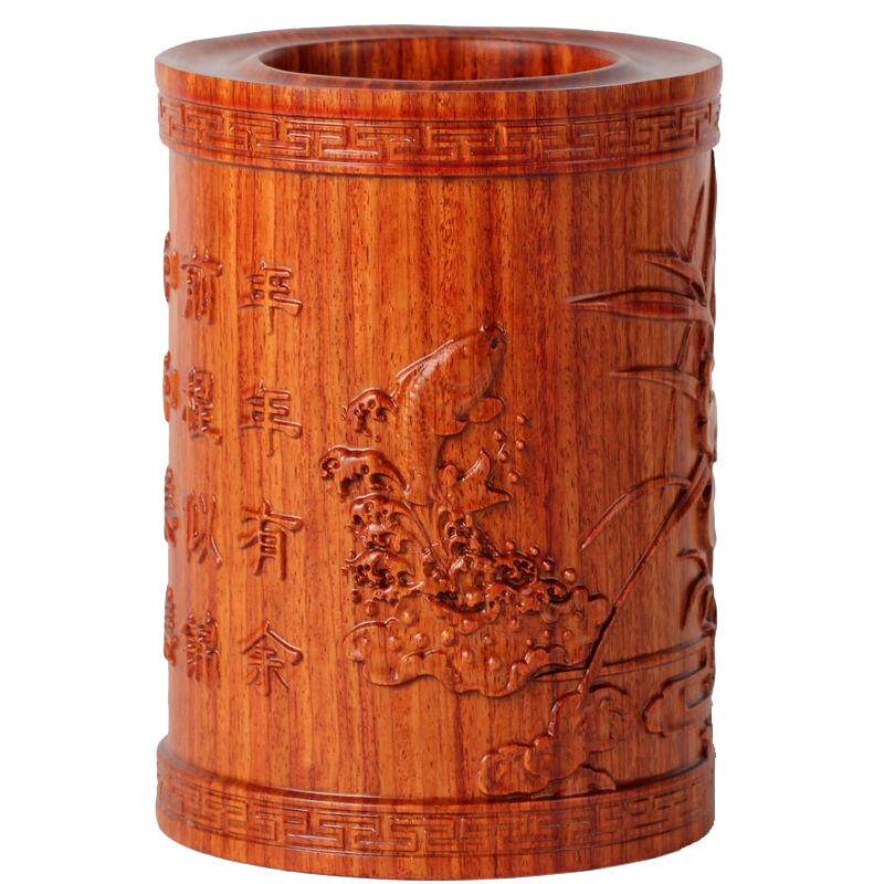 清仓工艺品年年有余笔筒商务礼品