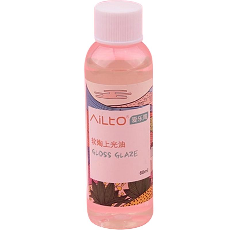 爱乐陶品牌软陶泥粘土模型工具辅材20ML水性亮光上光油表面封层