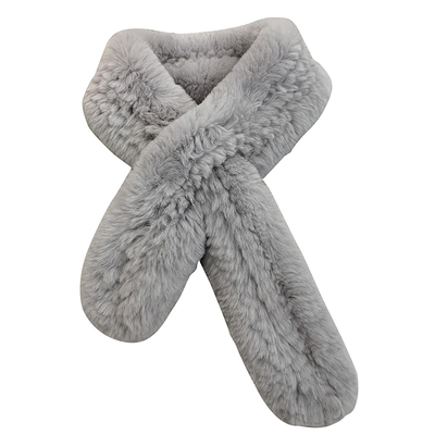 围巾獭兔冬季保暖女士皮草真毛