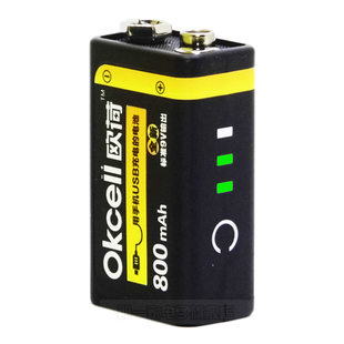 适用泰勒Taylor Gibson电箱吉他9V充电锂电池 单块效果器9v电池