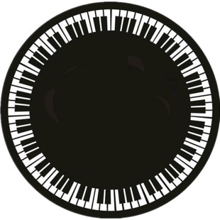 加厚隔音钢琴地毯 三角琴垫定做 环保客厅书房卧室圆形定制LOGO