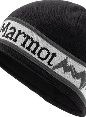 MARMOT/土拨鼠男帽子字母logo线帽包头帽包邮B7176T