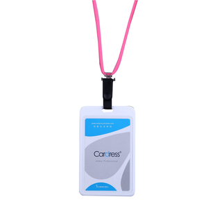 卡德仕cardress严丝合缝卡套带多功能圆绳挂绳定制印刷员工卡工厂牌会议代表证胸卡上岗工作牌工作证件卡套G3