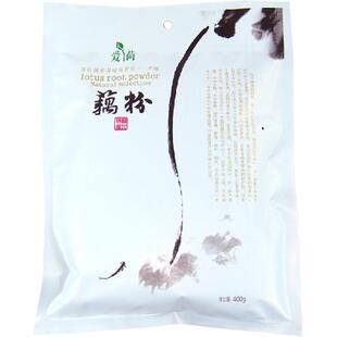 湖北特产。爱荷 纯藕粉 400克 配料中只有莲藕