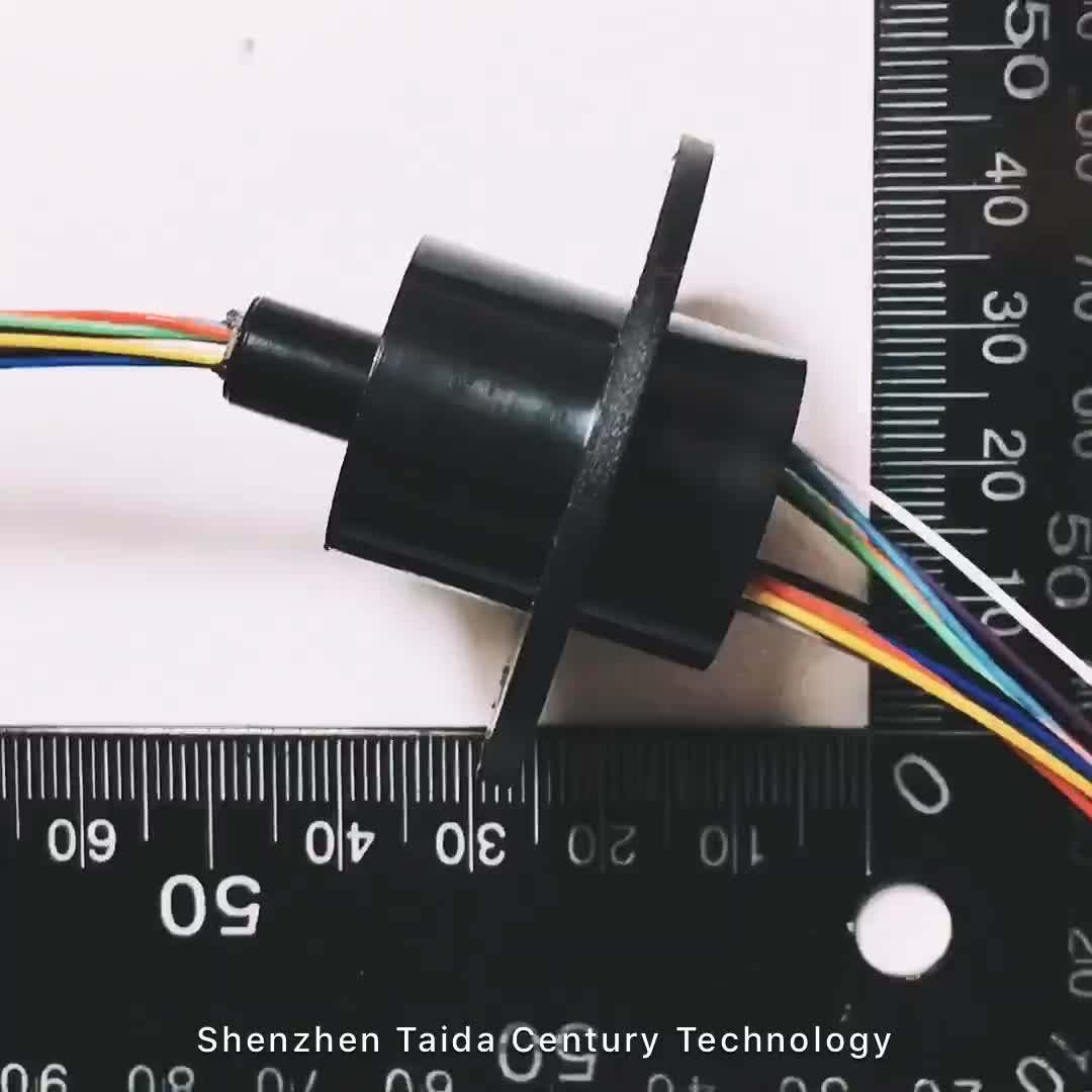 12v 2a Rotating Electrical Connector Slip Ring Connector Electrical