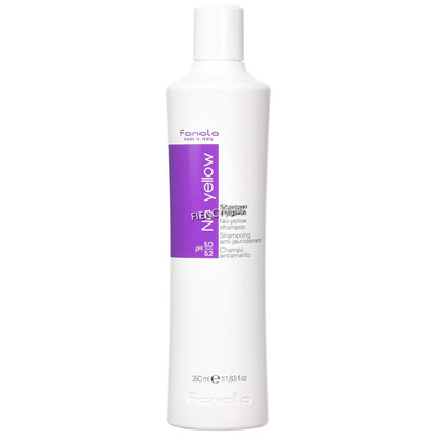 Fanola No Yellow Shampoo去黄抗黄银白护色紫色洗发水350/1000ml