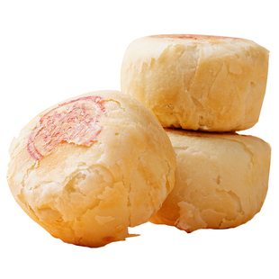 南皓老大房高桥松饼258g*2盒豆沙口味6只装上海特产手工糕点包邮