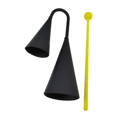 早教具双喇叭铁筒牛铃打击乐器